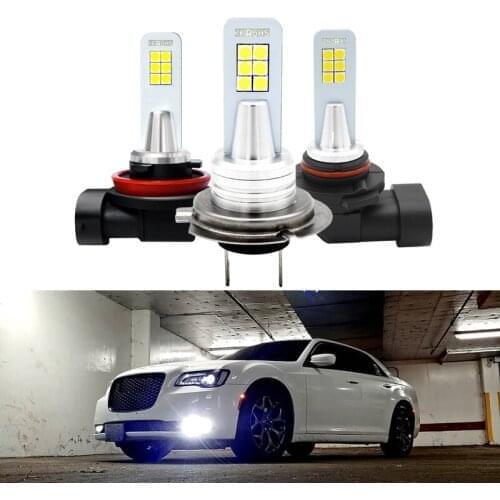 2x H11 LED Fog Light Bulbs H8 H7 H1 H3 9006 Auto Day Time Running Lamp For Mercedes Benz W211 W210 W124 W212 W204 W203 W205 W220