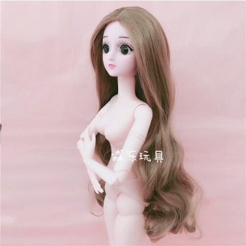 60 cm beautiful princess doll 1/3 BJD doll 20 joint beautiful blond princess hair detachable gift for girl Fashion Doll