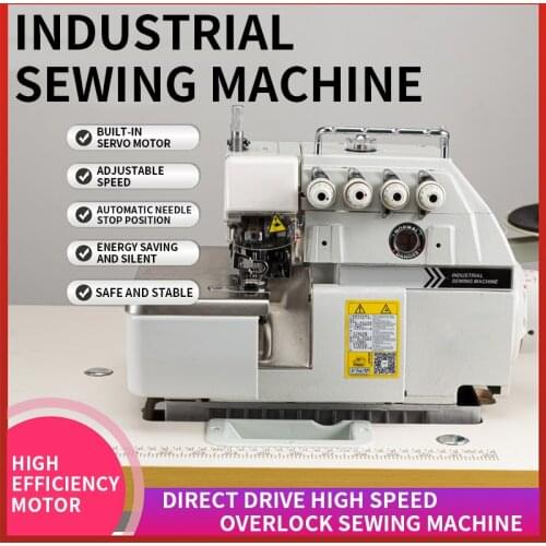 747D Computer Three-thread Four-thread Five-thread Overlock Machine Overlock Sewing Machine Household Industrial Sewing Machine