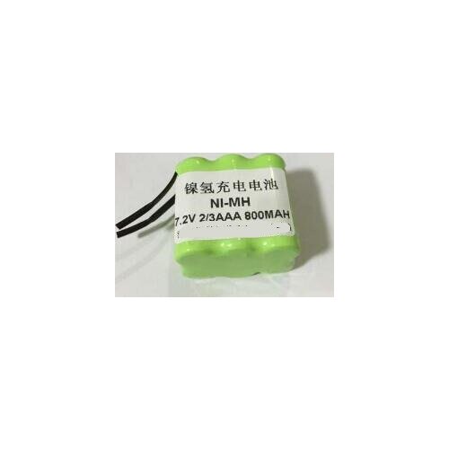 Free shipping 7.2V 2/3AAA Ni-MH 800mAh Battery Pack Rechargeable battery batteries