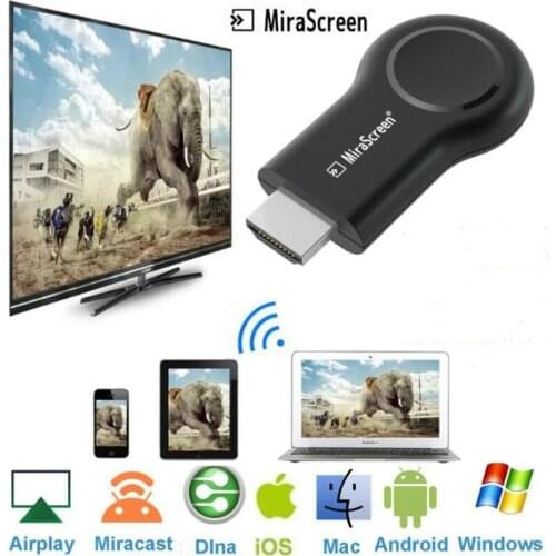 New Wireless TV Stick Wifi Display Dongle Anycast Miracast DLNA AirPlay Mirror Screen Receiver for IOS Android Mac Windows