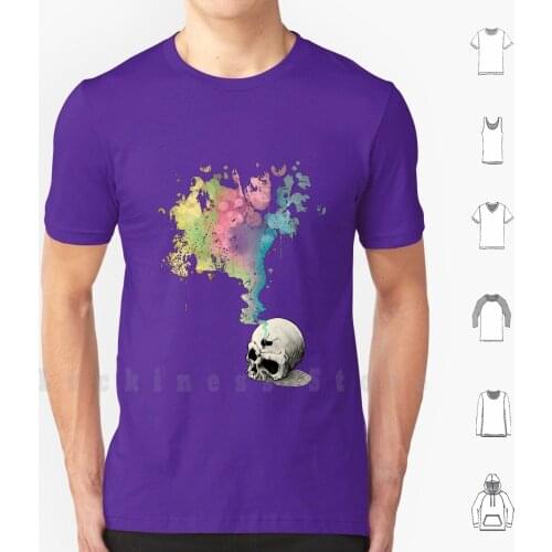 " Immortal Fate " Watercolor Series 4 / 5 T Shirt Print 100% Cotton New Cool Tee Demas Demasart Digitalart Watercolor