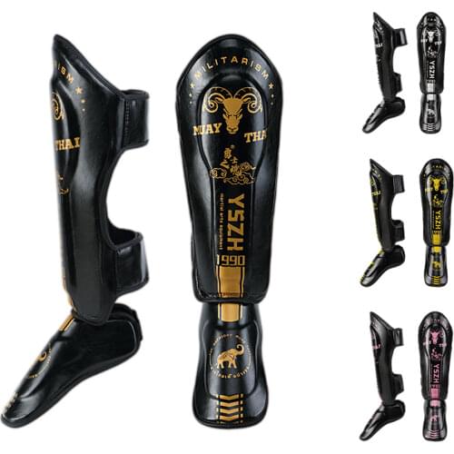 Boxing Adult Muay Thai Ankle Taekwondo Siamese Shin guards Instep Childrens Leggings Fighting Fighting Protective Gear Guard