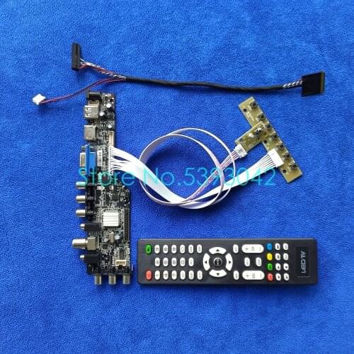 DVB 3663 For B101XTN01/B116XAN03/B116XTN02/B116XTN04 signal digital 40-Pin USB VGA AV LVDS 1366*768 display drive board kit