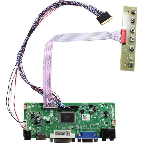 HD-MI VGA DVI LCD Controller Board M.NT68676 Compatible Work With 12.1inch 1024X768 HT121X02-001 LCD Screen