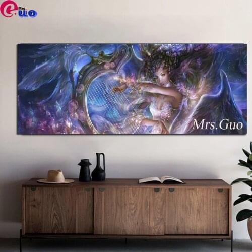 5D DIY Diamond Painting Fantasy Art Home Decor Full Square Round Diamond mosaic Diamond Embroidery Cross stitch Woman With Wings