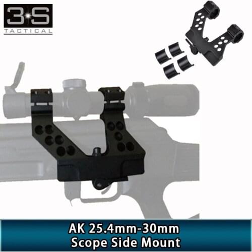 Red Dot Tactical Rifle Scope Mount AK 25.4mm-30mm Scope Side Base Airsoft Telescope Accessoires Hunting AK Accessories