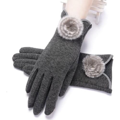 KUYOMENS Women Winter Gloves Screentouch Autumn Womens Glove Female Ladies Girls Touch Screen Mittens Glove Mitten Guantes