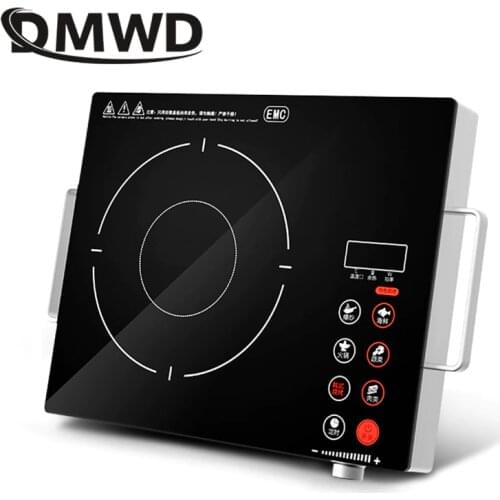 DMWD multifunction Induction Cooker 2200W Hot pot stove genuine electric ceramic stove kitchen appliance high power stir-fryer