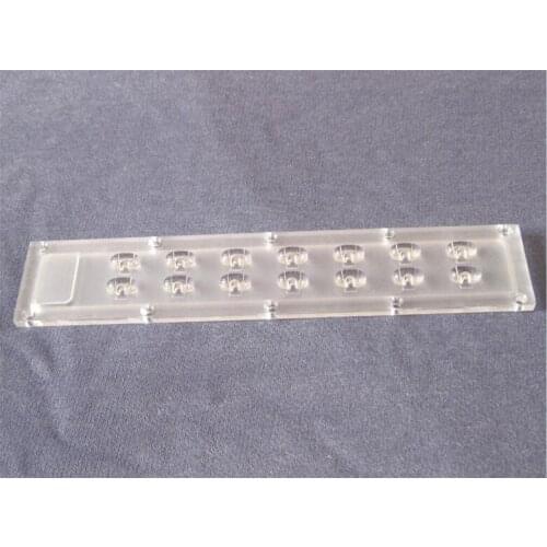 #MOFE-180 High quality LED Optical Lens, Street Light lens, Size: 180X36mm, PMMA materials, Clean surface