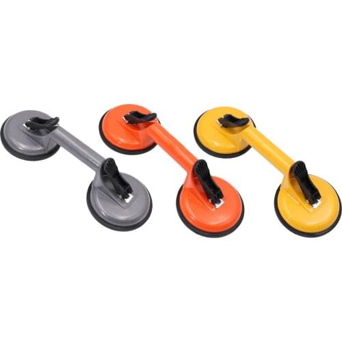 Heavy Duty Ceramic Glass Double Suction Cup Premium Quality Powerful Plastic Multi-Purpose Vacuum Suction Lifter