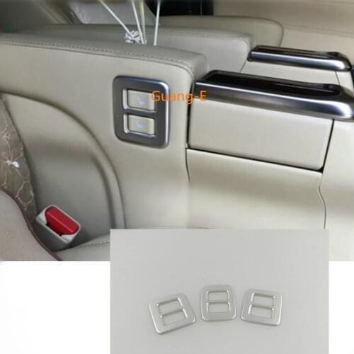 Car Cover Trim Rear Middle Seat Adjustment Button Switch Adjust Upside Frame For Toyota Alphard Vellfire 2016 2017 2018 2019