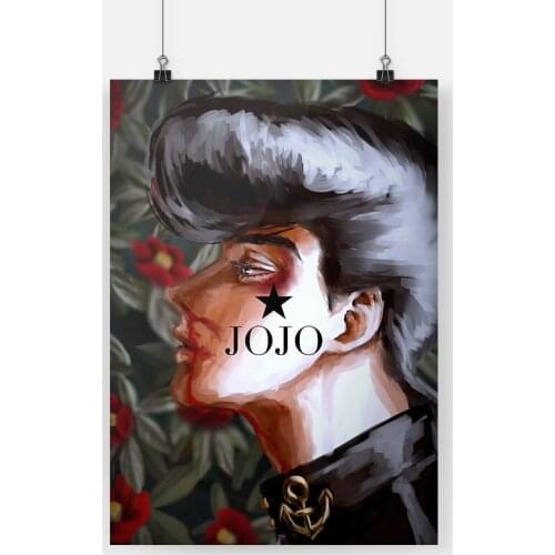 Wall Art Pictures Canvas Josuke Higashikata Posters Home Decoration Jojo S Bizarre Modular Anime Figure Painting Printed Office