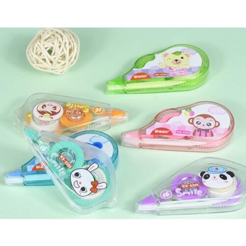 WB8398Kawaii White Out Corrector Roller Pen Correction Tape Student Stationery Office Supply School Accessories