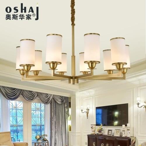 Modern LED copper pendant lights,European style e27 led lights, lamps for living room, brass lights,coffee lamp