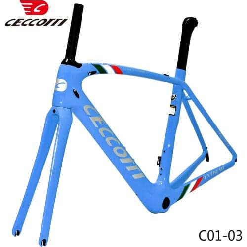 T1000 carbon road bike frame cycling bicycle frameset Di2/mechanical racing carbon road frame bike frame all internal cable
