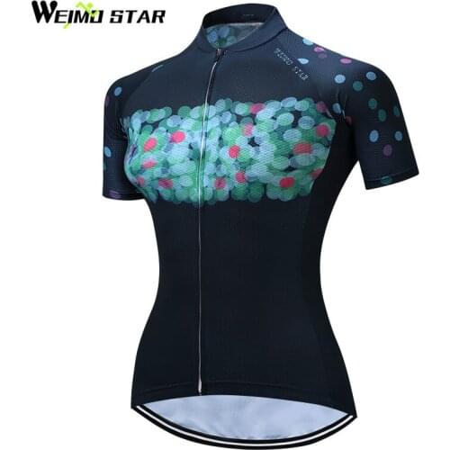 Weimostar 2018 Cycling Clothing Summer Women Short Sleeve Cycling Jersey Breathable Cycling Clothing Bicycle Clothes Ciclismo
