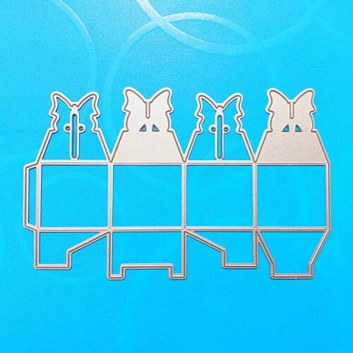 YINISE SCRAPBOOK Metal Cutting Dies For Scrapbooking Stencils BUTTERFLY BOX DIY PAPER Album Cards CRAFT Making Embossing Die CUT