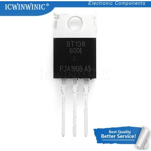 10piece BT138-600E BT138-600 TO220 TO-220 BT138 New original In Stock