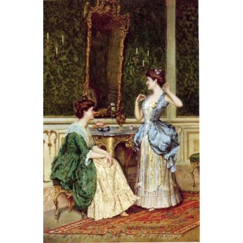 Free shipping classical court figure peeress dame life oil painting canvas printings on canvas wall art decoration picture