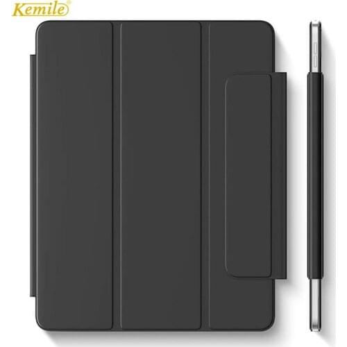 For iPad Pro 11 12.9 Inch 2020 Case Secure Magnetic Smart Case for 12.9 inch iPad Pro 11 Case with Pencil Holder 2th Generation