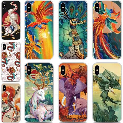 Painting Animal Cover For Samsung Note 20 Pro S20 Ultra S11E S11 Plus A01 A11 A21S A31 M31 M11 A90 A41 A51 A71 A70 A50 Case