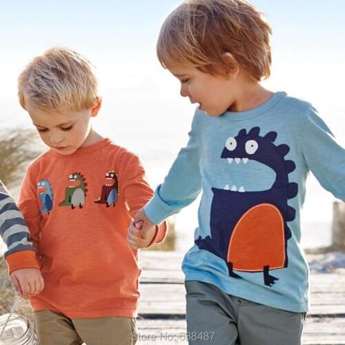 100% Cotton Tees Tops Baby Boys Clothes Brand 2020 Bebe Kids t Shirts Spring Boys Blouses Undershirt Autumn Kids Cartoon T-Shirt