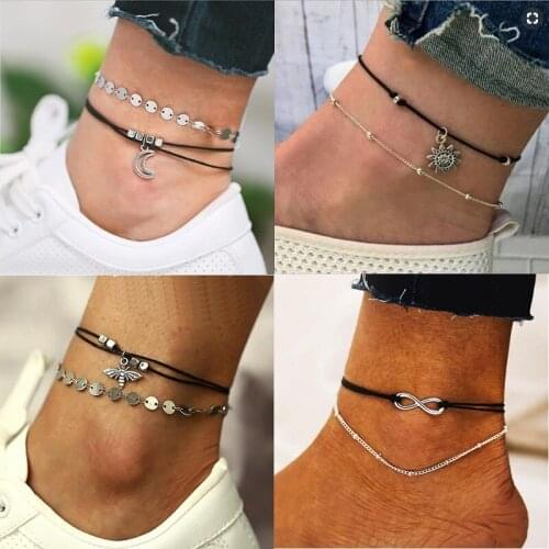 FUYADA Black Bracelets