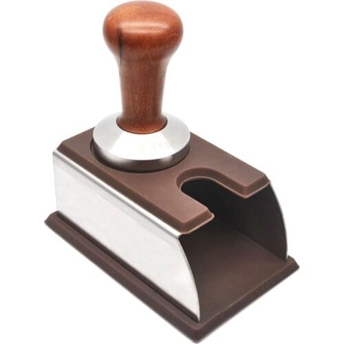 Perfect Coffee/Black Silicon Espresso tamper Mat Stand holder support base rack (no coffee tamper) Accessories 896