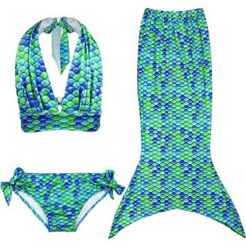 Girls Swimming Suit Baby Cosplay Costume Swimsuit Summer Set Kids Swimmable Clothes Children Swimwear Set Beachwear 2-10 Years