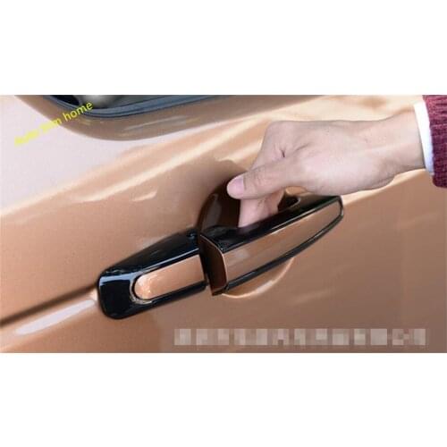 Lapetus ABS Chrome Exterior Outside Car Door Doorknob Handle Cover Trim 8 Pcs For Land Rover Discovery Sport 2015 - 2019