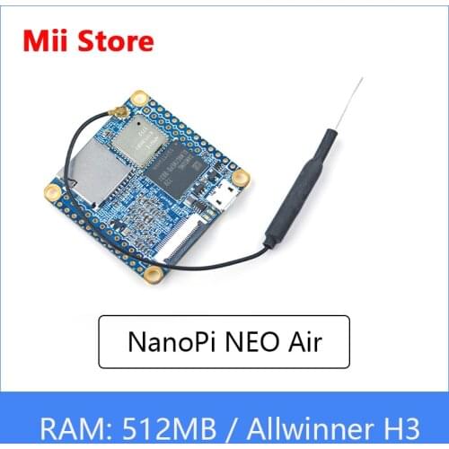 NanoPi NEO Air IoT Development Board 512 mb RAM WIFI & Bluetooth, 8 gb/32gb eMMC Allwinner H3 Quad-core Cortex-A7 UbuntuCore
