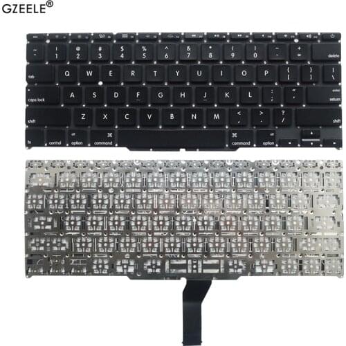 GZEELE New English Laptop Keyboard For Apple Macbook Air 11" A1370 A1465 MC968 MC969 MD223 MD224 MC505 MC506 US without frame