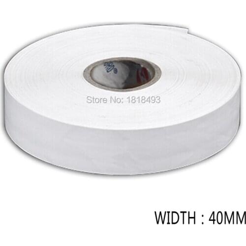 Wholesales width 40mm blank white nylon care label non-woven fabrics/custom clothing care labels/garment printed tags/blank tape