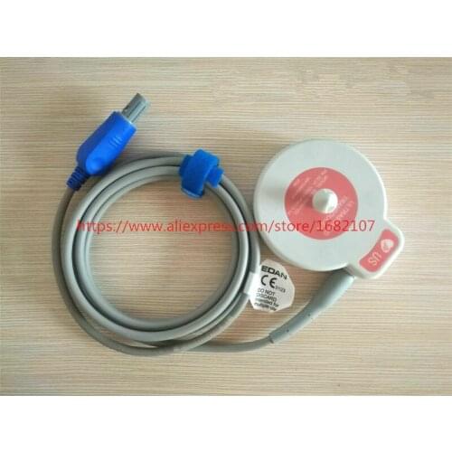 Original EDAN F2 F3 F6 cardiac probe,4 double needle slot cardiac probe with packing box