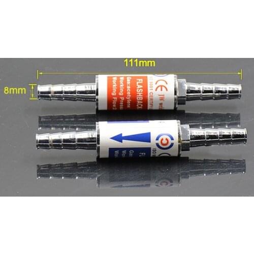 Flashback Arrestor 1PC Acetylene And 1PC Oxygen For Pipe