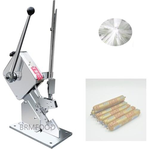 Manual U-shape Sausage Clipper Clipping Machine Supermarket Packing Sealing U-type Sausage Manual Pricking Machine