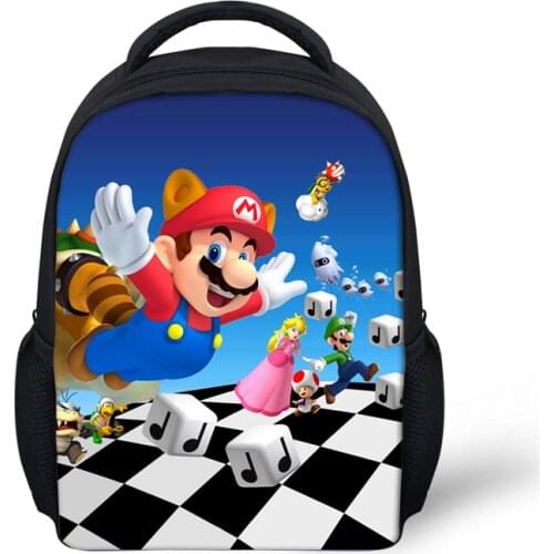 HaoYun Fashion Kindergarten Backpack Cartoon Super-Mario-Pattern Kids School Book Bags Hot Game Design Boys Girls Small Bags