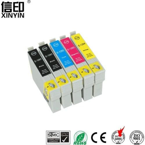 XColor T1291-T1294 T129 E-1291 Compatible Ink cartridges for Epson Stylus SX235W SX-235W SX 235W printer inkjet cartridge