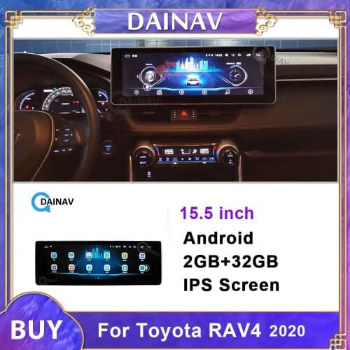15.5 inch Vertical Screen Android Car Radio GPS Navigation for Toyota RAV4 2020 Tesla Style Car Multimedia DVD Player
