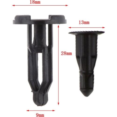 50 Pcs Front Bumper Cover Retainer Push Type Clip Fastener for Toyota Lexus