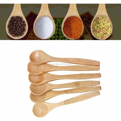 6 Pcs Set Bamboo Wooden Cooking Tools Utensil Kitchen Spatula Spoon Mixing New Whosale&Dropship