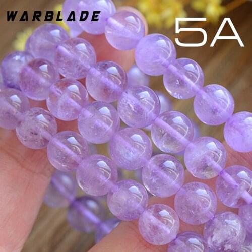 AAAAA Natural Stone Lavender Amethysts Bracelet Jewelry 6mm 8mm 10mm 5A 3A Amethysts Beads Bracelets Bangles For Women WBL