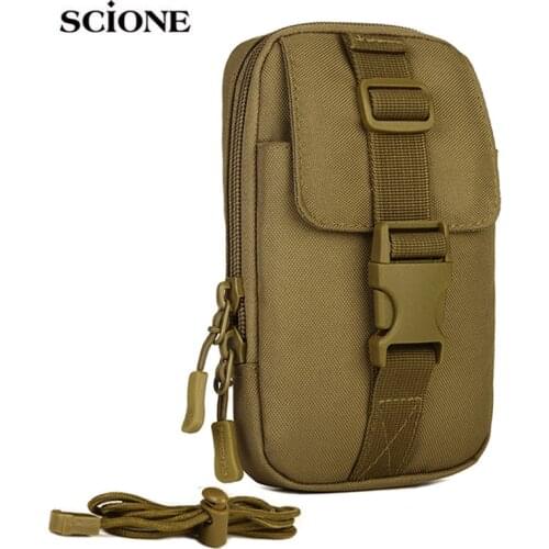 MOLLE System accessory bag Fishing Climbing Bags Tactical Pouch Army Durable Travel Hiking Military EDC Camping Phone XA609WA