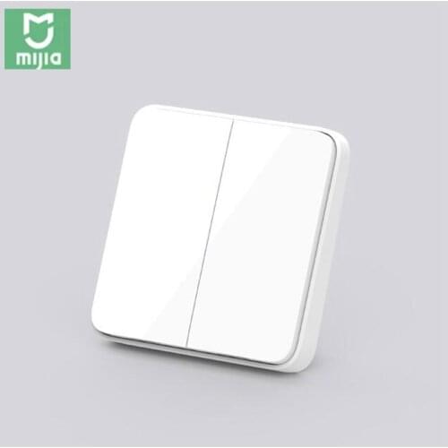 Xiaomi Mijia Wireless Smart Wall Switch Single/Double Open Dual Control Switch For Smart Light Remote Control Mi Home APP