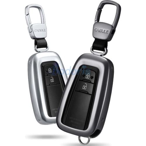 For Toyota C-HR CHR C HR 2016 2017 2018 Silver Golden Gray Color Key Chains Sets Case Ring Cover Car Accessories