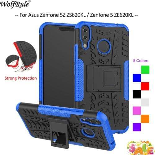 For Cover Asus Zenfone 5Z ZS620KL Case Zenfone 5 ZE620KL TPU&PC Armor Bumper Phone Case For Asus Zenfone 5Z ZS620KL Cover 6.2