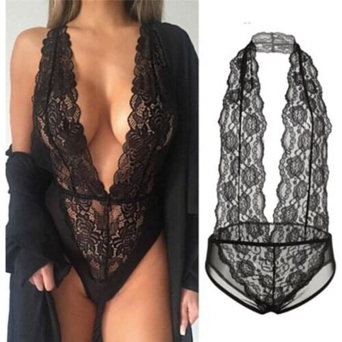 Valentines Day Sexy Lingerie Women Sexy Lace Open Bra Erotic Transparent Lingerie Costumes Underwear S-XXL