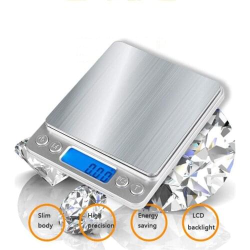 500g x 0.01g Electronic Kitchen Scale Weight Balance High Precision Jewelry Scale Food Diet Balance Scale Antique Pocket Scale