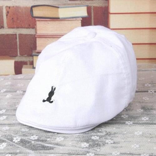 Personality Kids Baby Boy Girl Cotton Stripe Beret Cap Newsboy Casquette Baseball Hat Fashionable Comfortable Windproof Hats